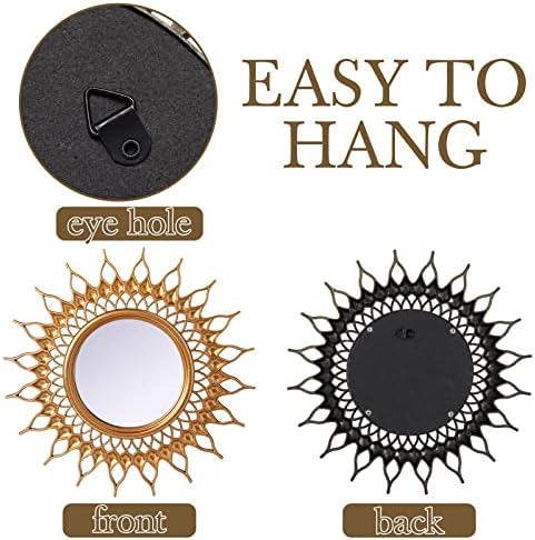 Namalu 6 Pcs Sunburst Round Mirror - Image 3