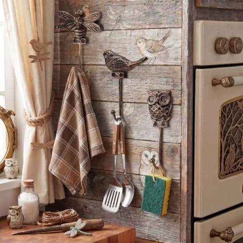 Hicarer 3 Pcs Animal Wall Hooks Cast Iron Hangers - Image 4