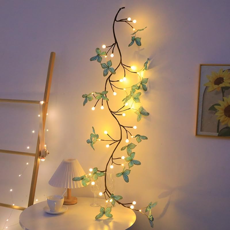 Blue Butterfly LED Tree Branch Lights - Image 2