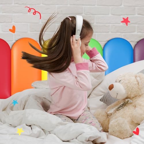 Jetec 12 Pcs Kids Wall Padding Panels, 1.18 Inch Thick Foam Wall Protector - Image 5