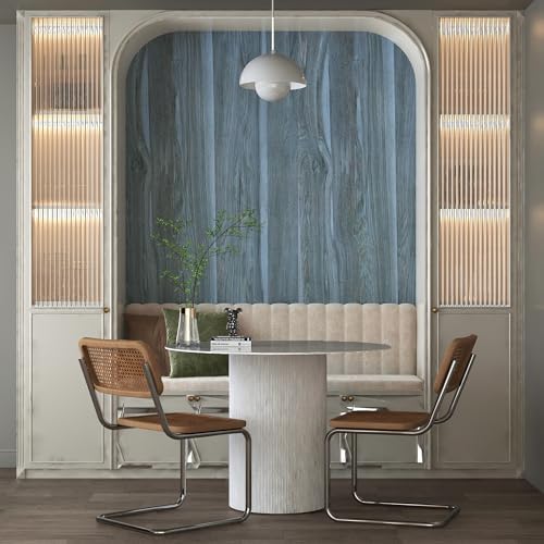 BOMENG Wood Grain Contact Paper Vinyl Wallpaper Peel and Stick Desk Wrap - Image 2