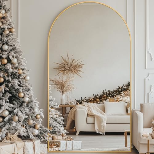 Antok 82" x44” Arched Full Length Mirror, Floor Mirror by AntokMirror