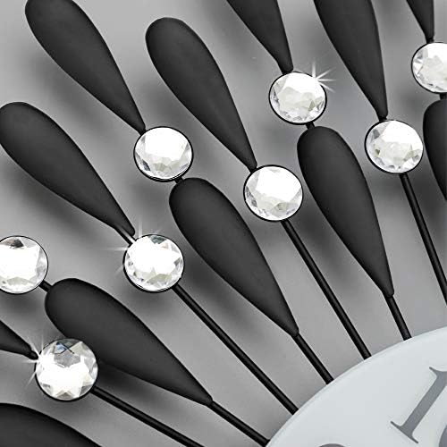 24 INCH Large Wall Clock for Living Room Decor, Non-Ticking Quiet Metal Petals - Image 6