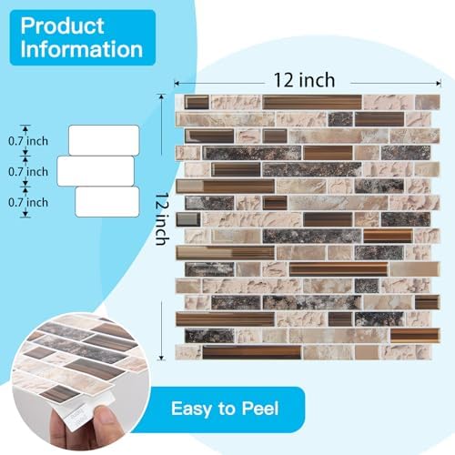Art3d Linear Design Tile Peel and Stick Backsplash - Image 6