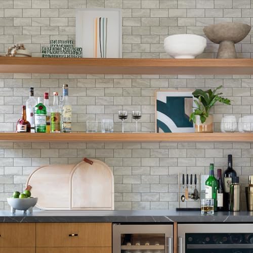 STICKGOO 1/3 Sheet Subway Tile Peel and Stick Backsplash - Image 2