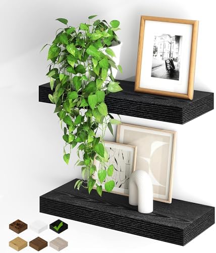 Fun Memories Floating Shelves for Wall, 20Inch Floating Shelves Set of 2 by FunMemories