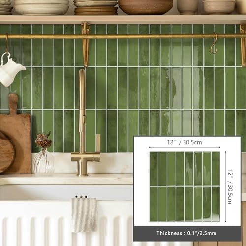 10 Sheets Upgraded Thicker Design Subway Tile Peel and Stick Backsplash - Image 5