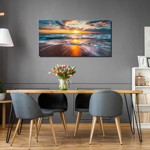 GUGIKA Sun Wall Art for Living Room, Size 40 x 20 Inches - Image 6
