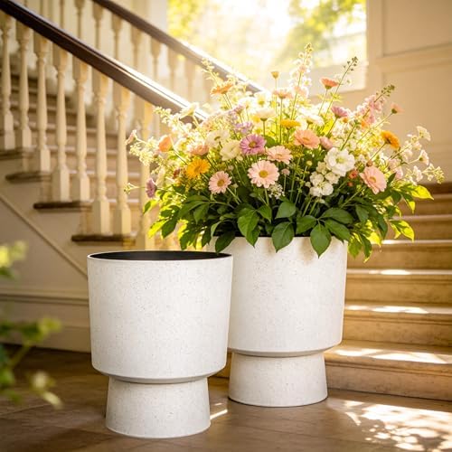 Autodaya 16.75" Urn-Style Planters Set of 2 - Image 4