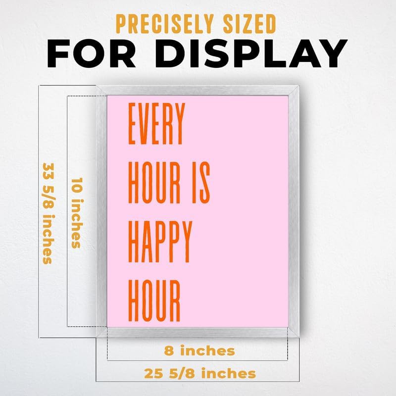 InkFlow Posters Every Hour Happy Hour Canvas Poster - Image 3