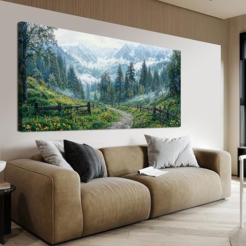 Canvas Wall Art Decor Canvas Art Wall Decor Modern Large Landscape Wall Art by QILISHEN-