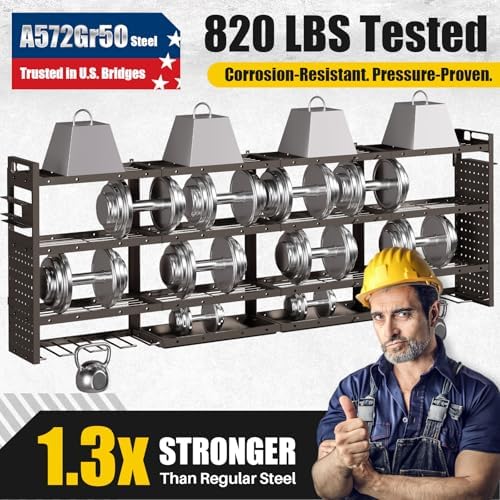 XLarge 64''W Power Tool Organizer Wall Mount, Charging Station - Image 3
