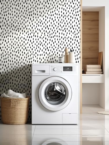HAOKHOME Black White Wallpaper Peel and Stick - Image 2