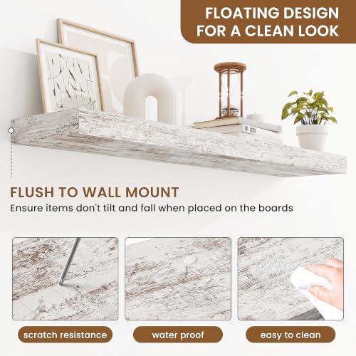 Floating Shelves for Wall, Wall Mounted Wood Shelves - Image 4