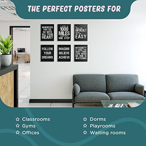L&O Goods Motivational Wall Decor – Set of 6 | Inspirational 8×10 Glossy Poster - Image 2