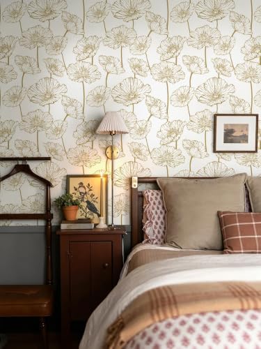 Orainege Floral Peel and Stick Wallpaper Self Adhesive Contact Paper - Image 2