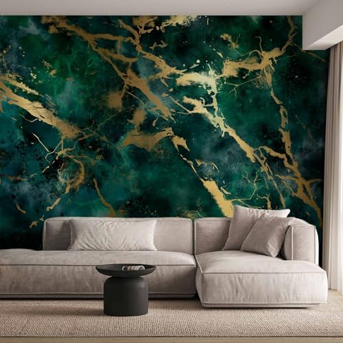 artgeist - Premium Wall Mural Wallpaper, Living Room Faux Stone 157x110 in - Image 2