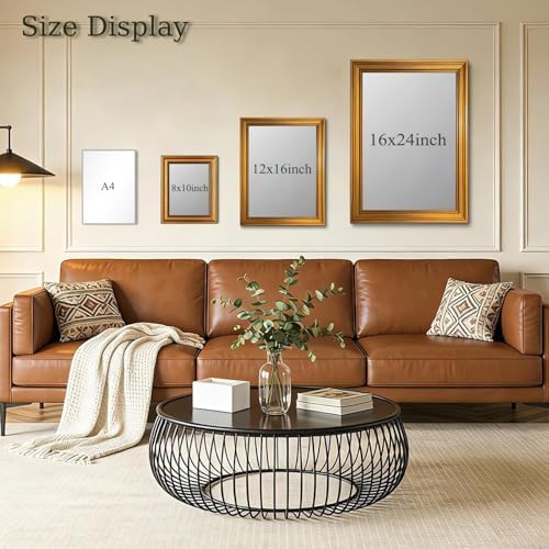 XJYISUO Vintage Gold Framed Wall Art Couples Stamp Canvas Art Retro Love Quote - Image 6