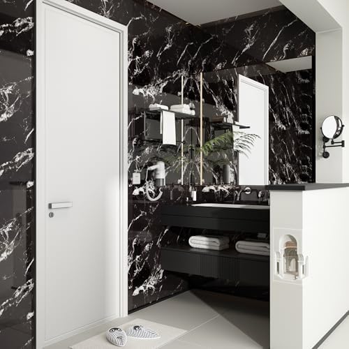 Haimin 3D Wall Panels Peel and Stick Marble Look Tile Backsplash, 20 Pack - Image 6