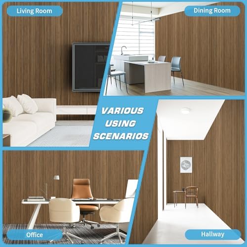 Art3d Fine Bar Design Slim Slat Wall Panel, 104 x 12 Inch - Image 4