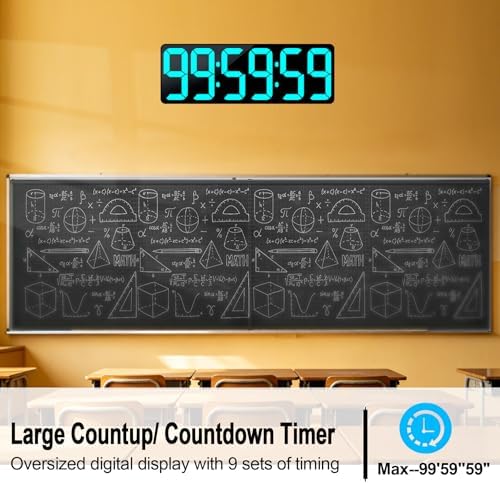 TXL 17.2" Bluetooth Digital Wall Clock - Image 5