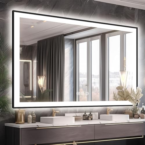 EchosLife 60x40 LED Mirror for Bathroom by EchosLife