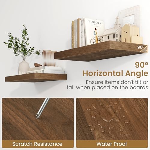 Fun Memories Floating Shelves 24 Inch Long, 9.3 Inch Deep Floating Shelf - Image 5