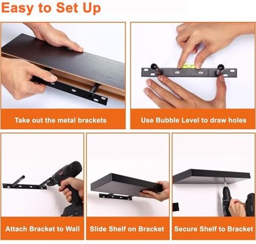 Fixwal Floating Shelves for Wall Decor - Image 7