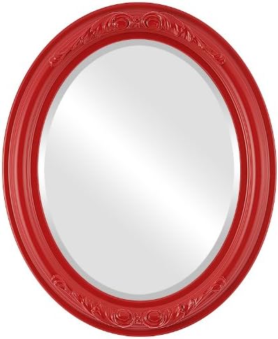 OVALCREST Oval Beveled Wall Mirror by OVALCREST