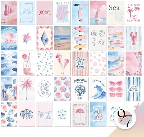 Coastal Granddaughter Room Decor, 4x6 Mini Prints by 97Decor