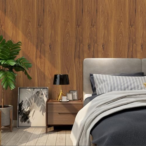 Wood Contact Paper Peel and Stick Thicken Vintage Wood Grain Wallpaper - Image 3