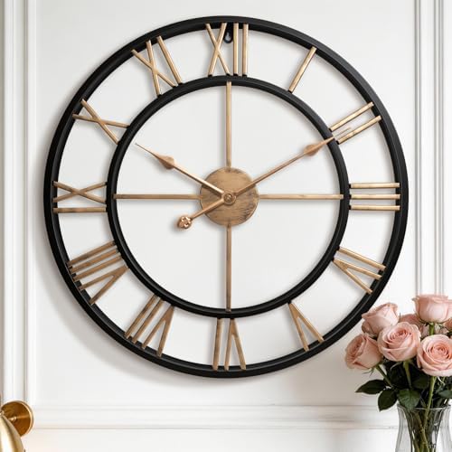 Pytha Sight 16 Inch Roman Numerals Large Wall Clocks by Pytha+Sight