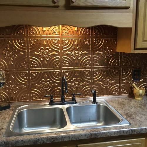 From Plain To Beautiful In Hours 205 Wrought Iron PVC Ceiling Tiles 2x2 ft - Image 3