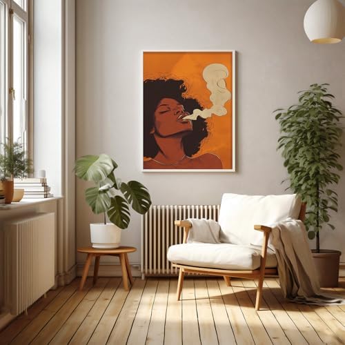 Black Woman Art African American Women Black Girl Wall Art 16x24IN Unframed - Image 5