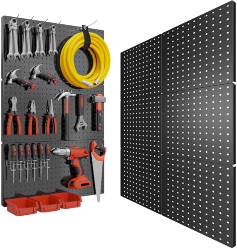 Peg Board, Heavy Duty Pegboard Wall Organizer by FZK