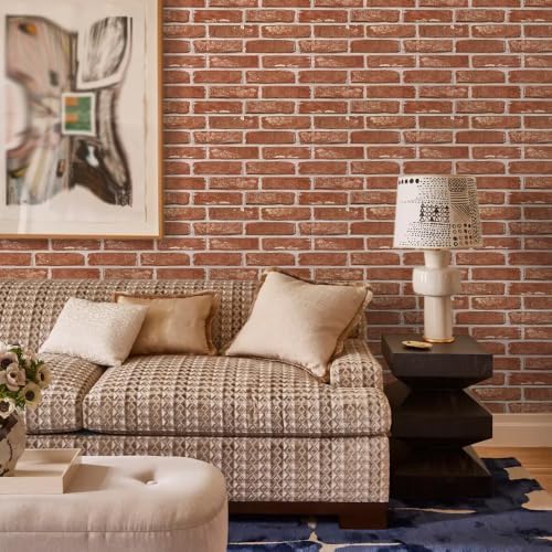 COMSTICKC 3D Faux Brick Peel and Stick Wall Sticker - Image 3