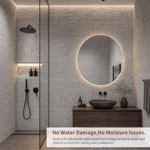 GLSLAND 3D Faux Stone Wall Panels - Image 4