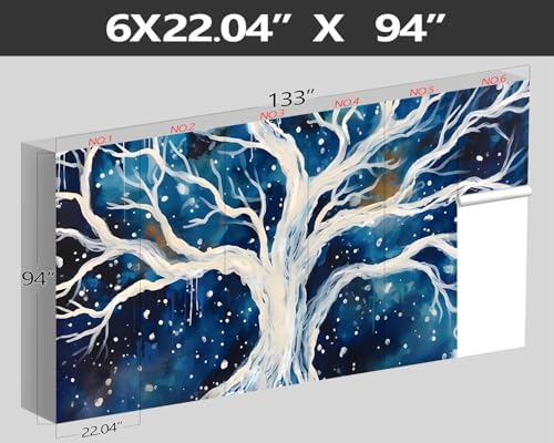 XMPMBM-Graffiti Art backsplash Large Decorative Wallpaper Watercolor Tree - Image 4