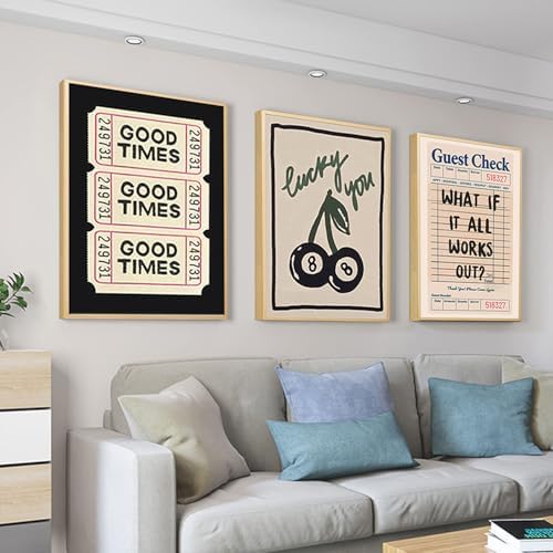 Dytila What If It All Works Out Quote Wall Art Set of 3 Unframed 12x16 In - Image 3
