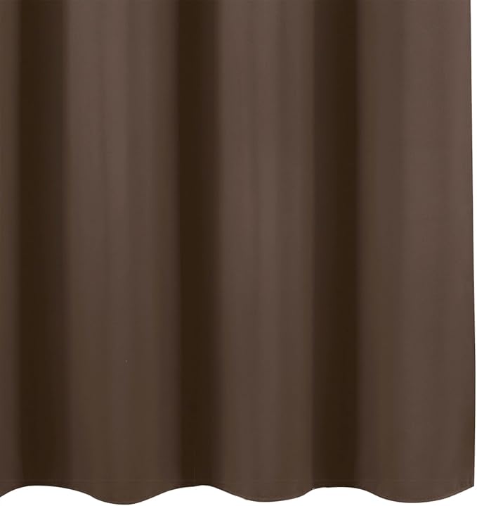 LEMOMO Chocolate Brown Blackout Curtains 42 x 54 Inch Length Set of 2 Panels - Image 8