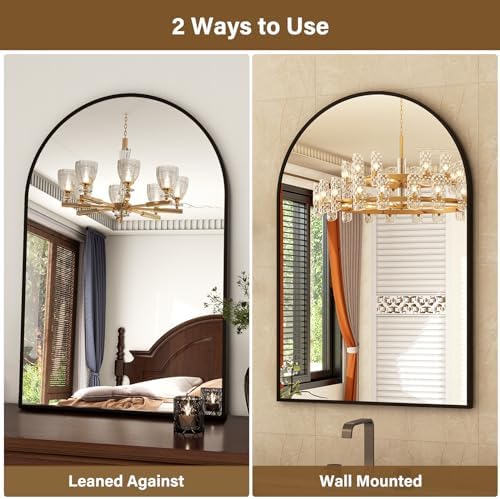 XRAMFY 26"x38" Arched Wall Mirror - Image 7