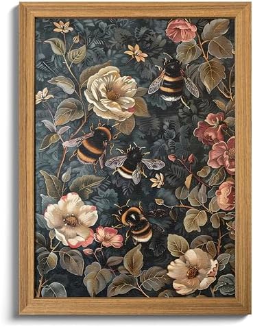 Framed 3D Textured Vintage Wall Art by AKWISHWallArt