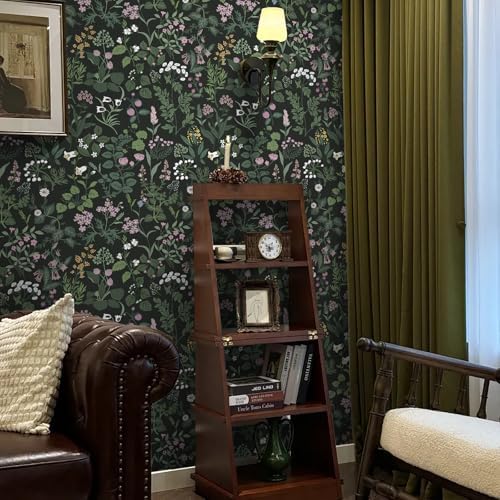 Dimoon 17.3''x78.7''Peel and Stick Wall paper Floral Wallpaper Wall Art Renter - Image 6