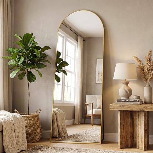 Antok 58" x19” Arched Full Length Mirror, Floor Mirror - Image 3