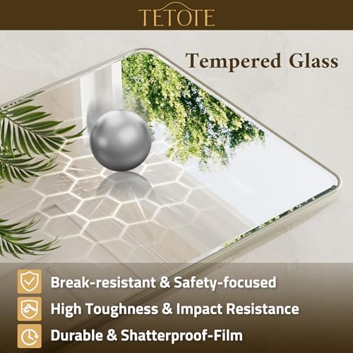 TETOTE Brushed Nickel Vanity Mirror - Image 4