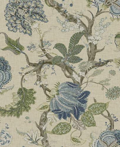 NextWall Harry & Grace Jacobean Trail Premium Matte Non-Woven Peel and Stick by NextWall
