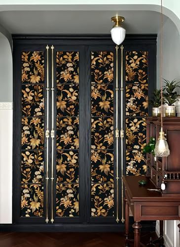 Simon&Siff Vintage Floral Peel and Stick Wallpaper 17.3" x 120" - Image 5
