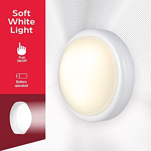 Energizer Batter Powered Tap Light, Press On/Off, 4 Pack - Image 3