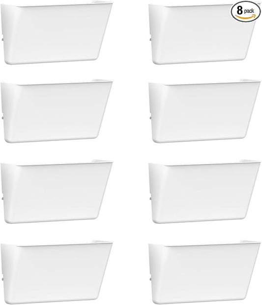 MINDEPOT 8 Pack hanging wall file clear by MINDEPOT