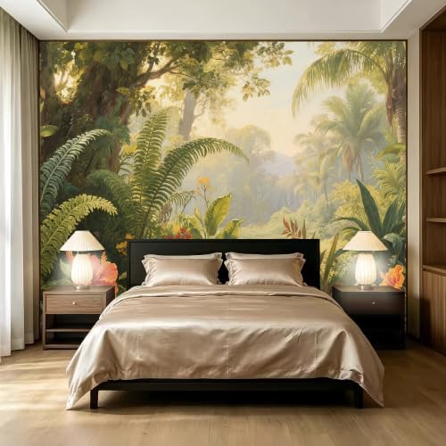 European Style Flowers, Birds murals Woodland Tree Peel and Stick self Adhesive by SIDIANYA